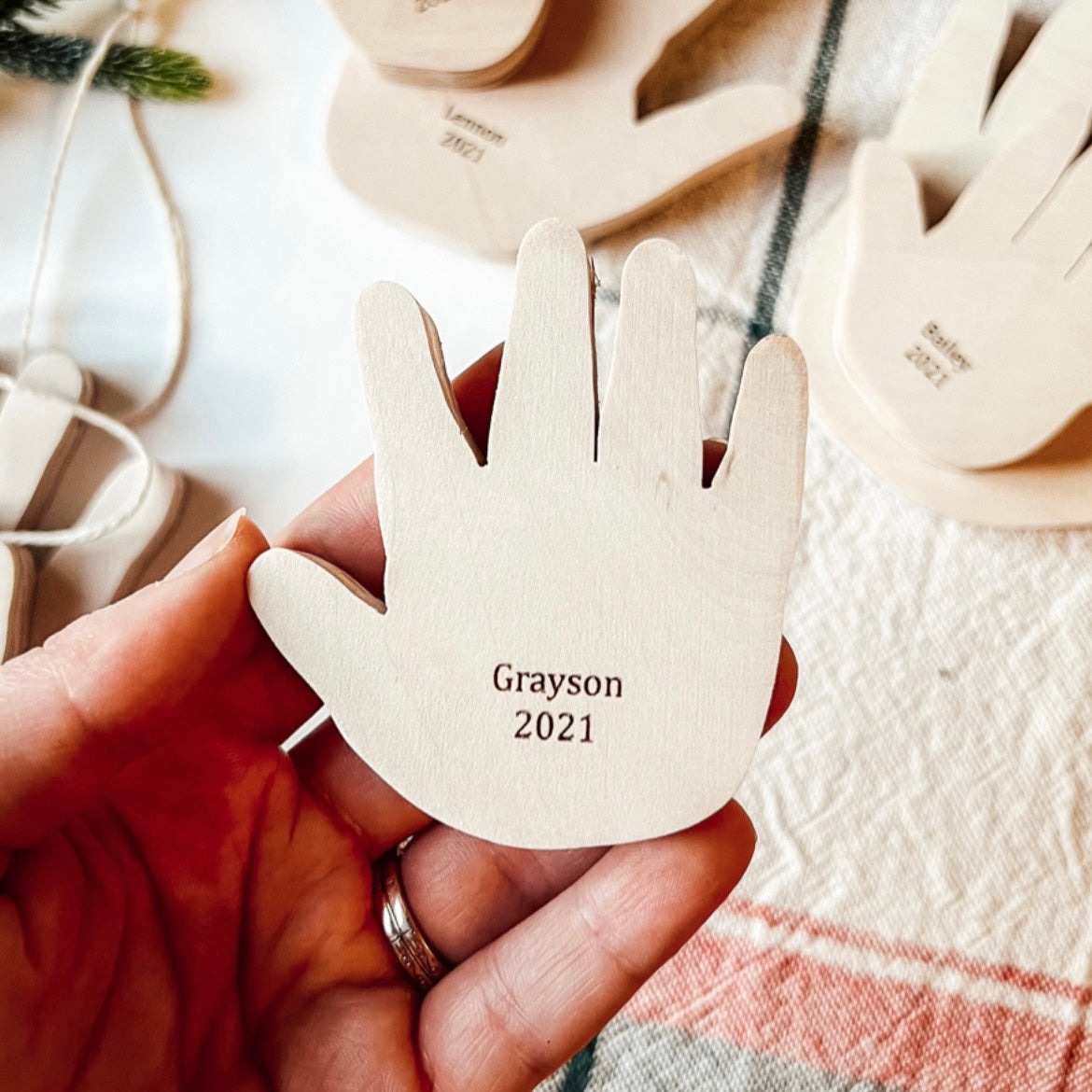 Handprint Ornament