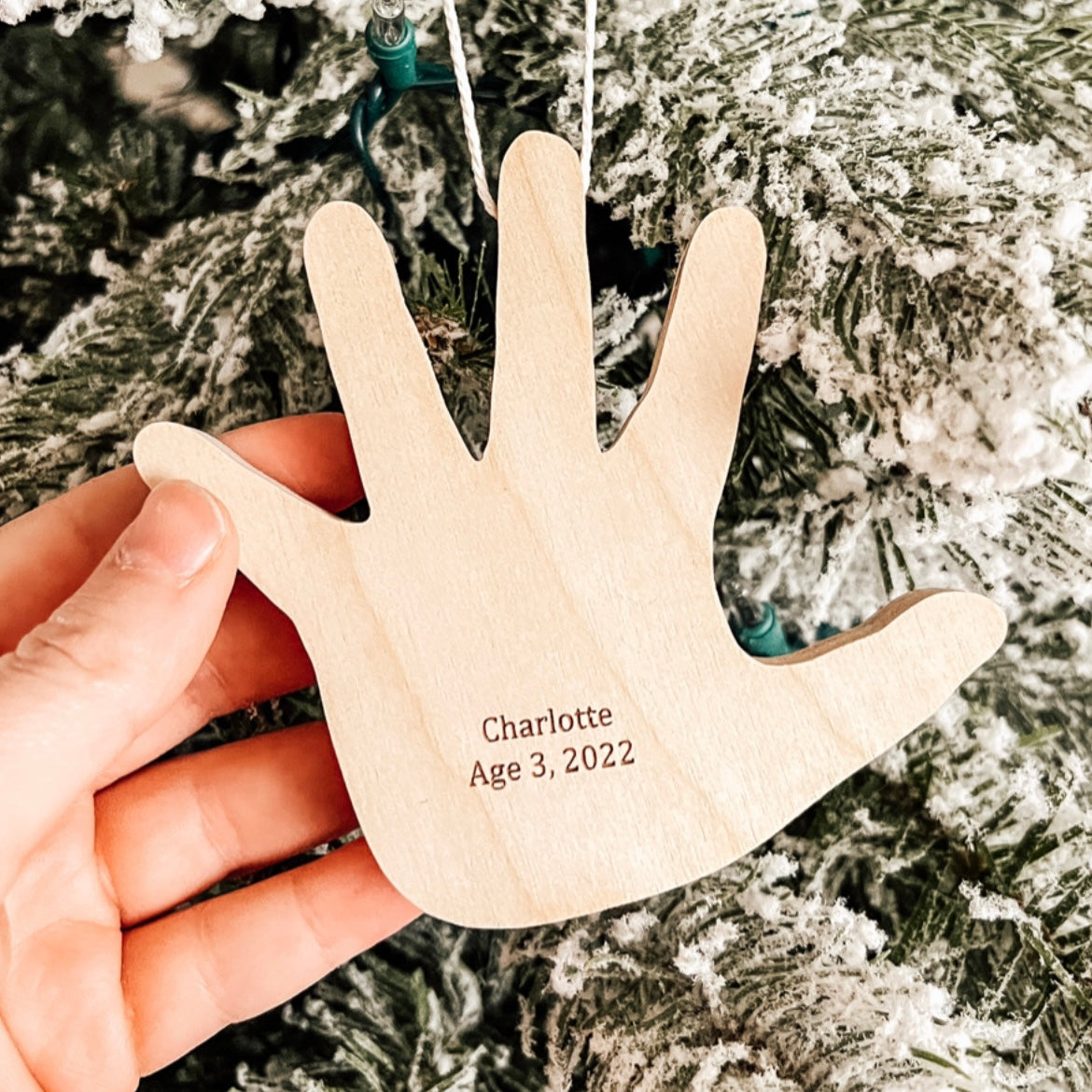Handprint Ornament