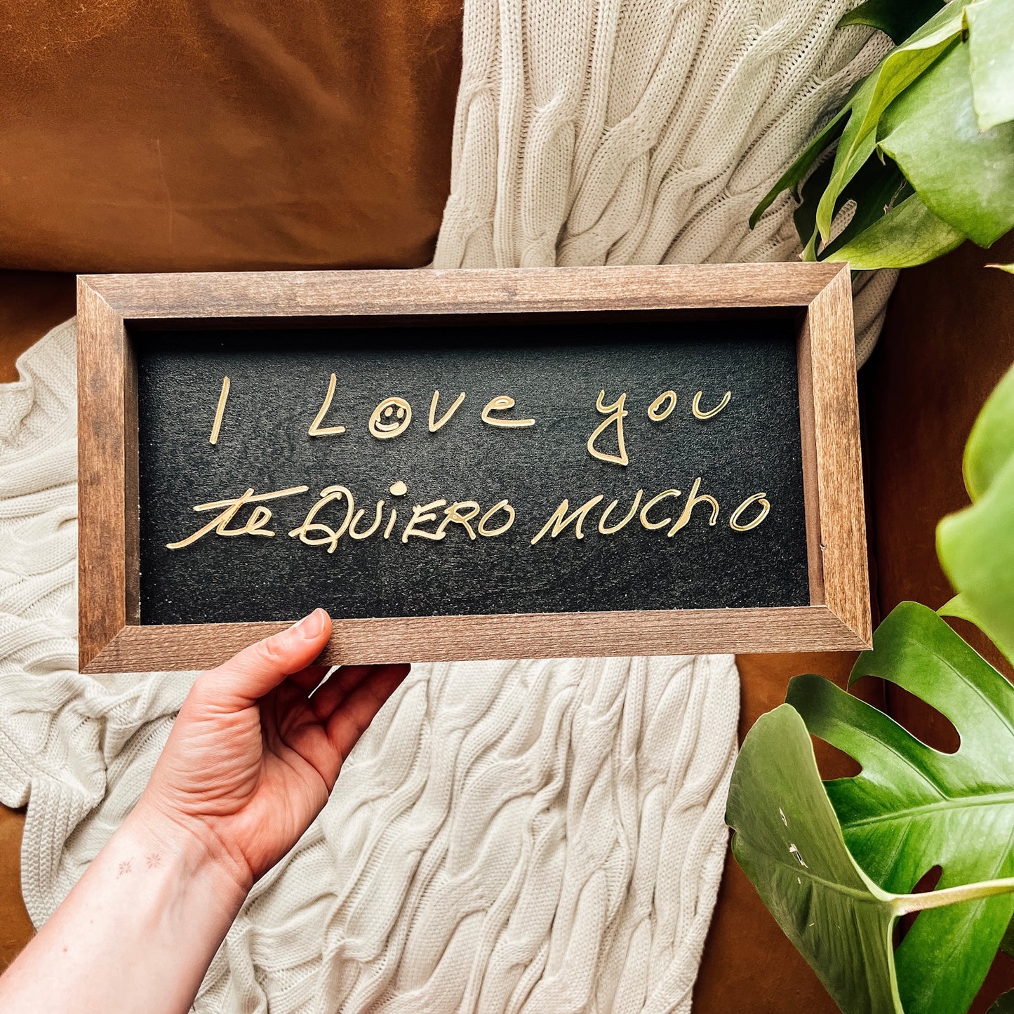 BLACK + GOLD Handwriting Art