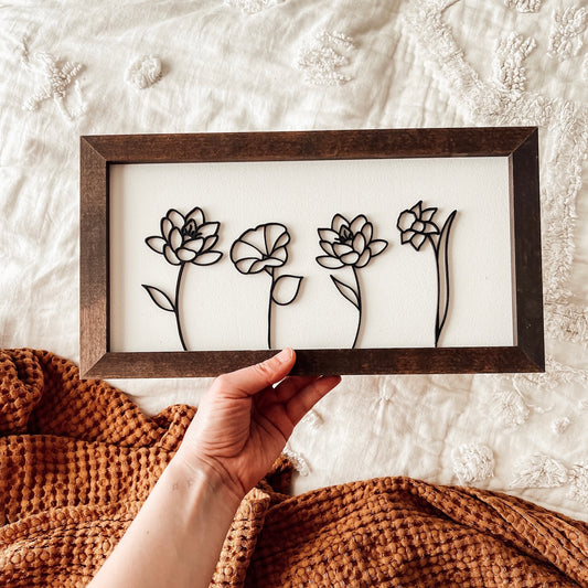 Birth Flowers in Art