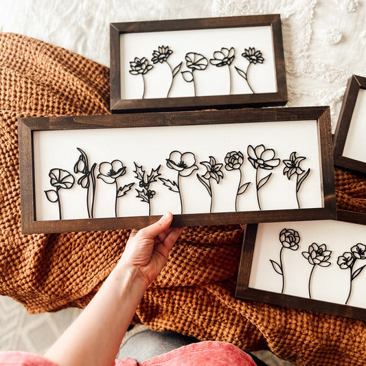 Birth Flowers in Art