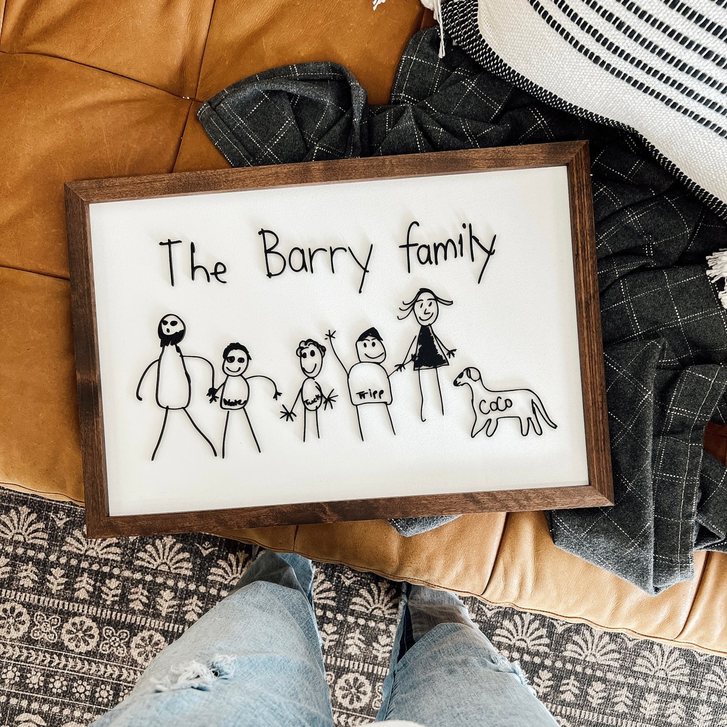 Medium Kid's Art - Black & White