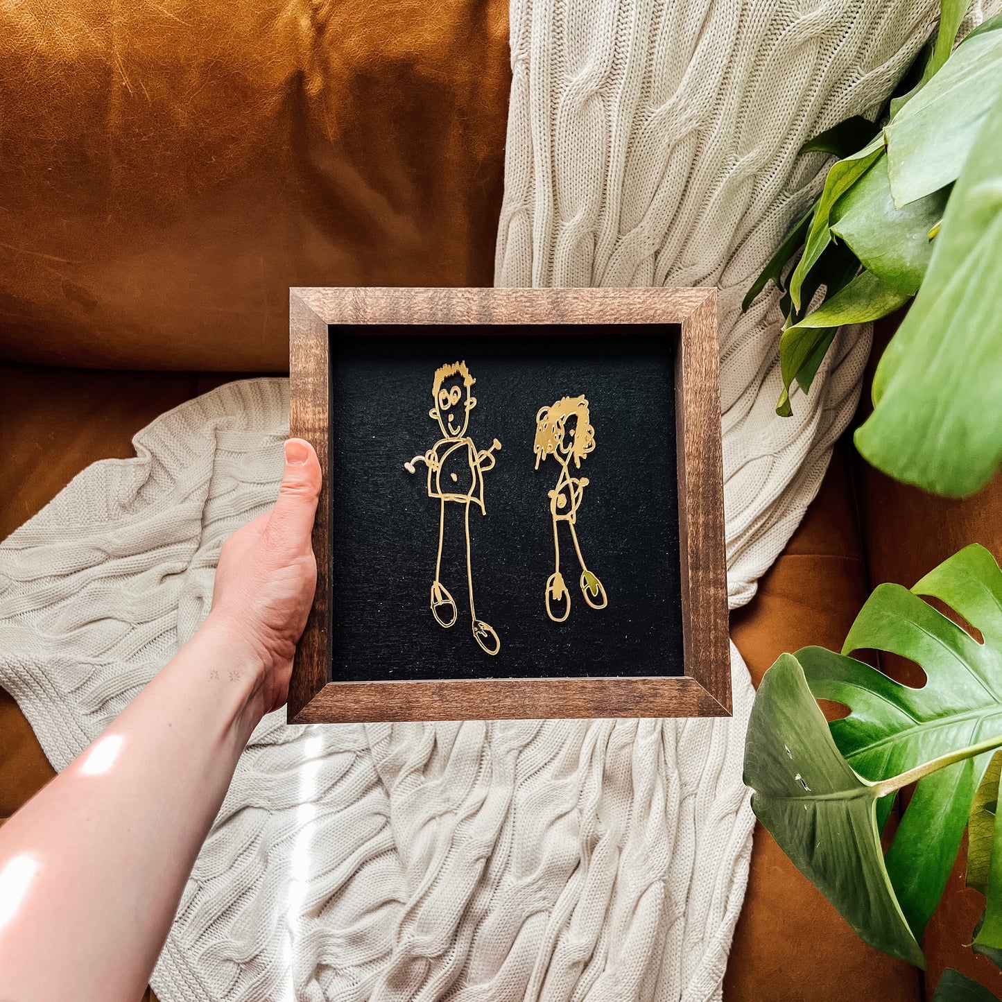 GOLD & BLACK Small kid’s art