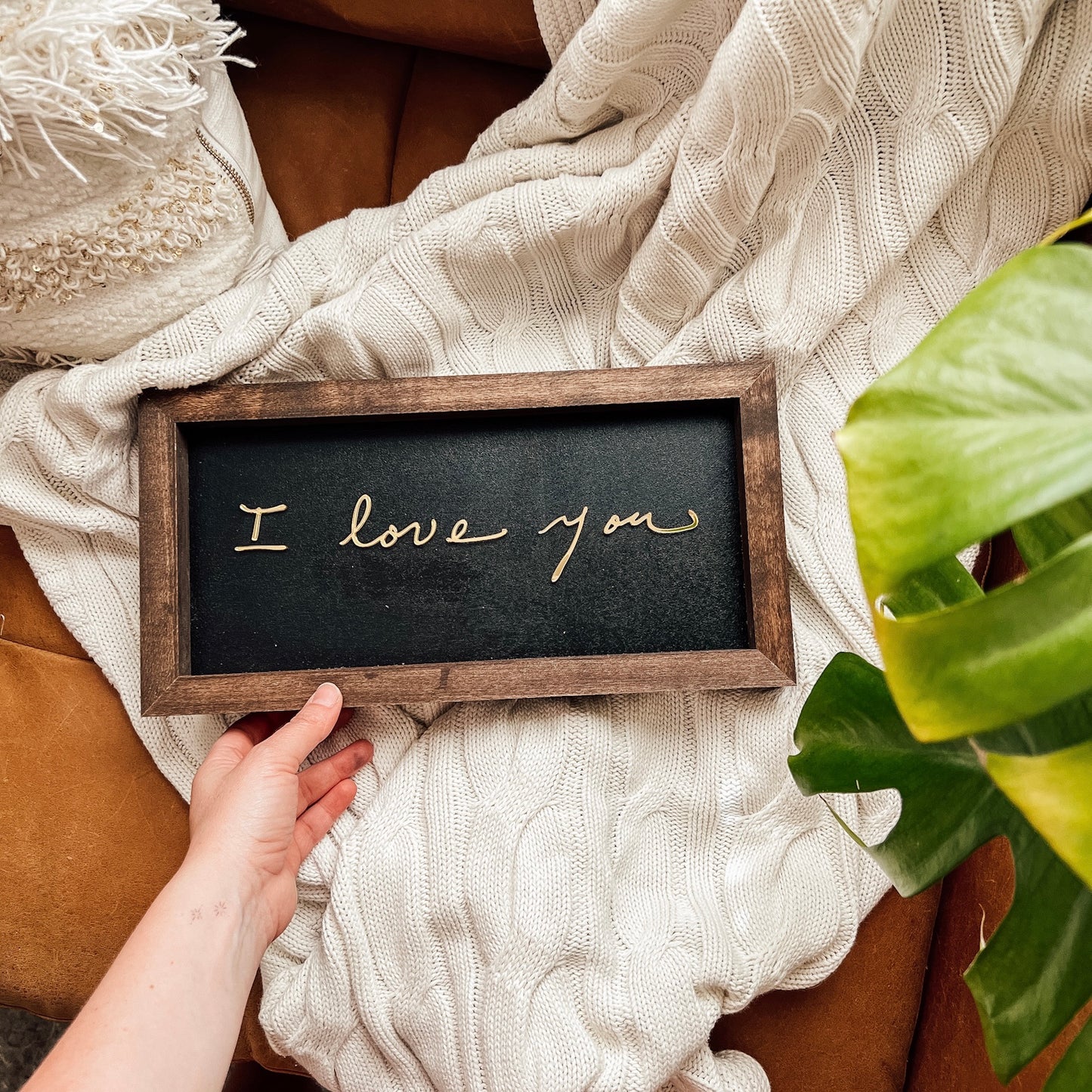 BLACK + GOLD Handwriting Art