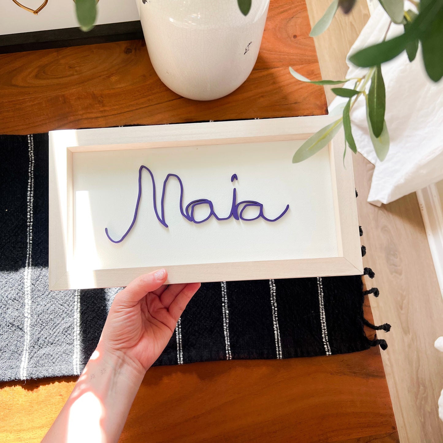 Colorful handwritten name