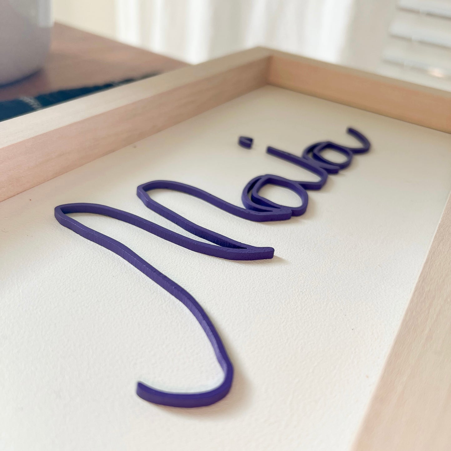 Colorful handwritten name