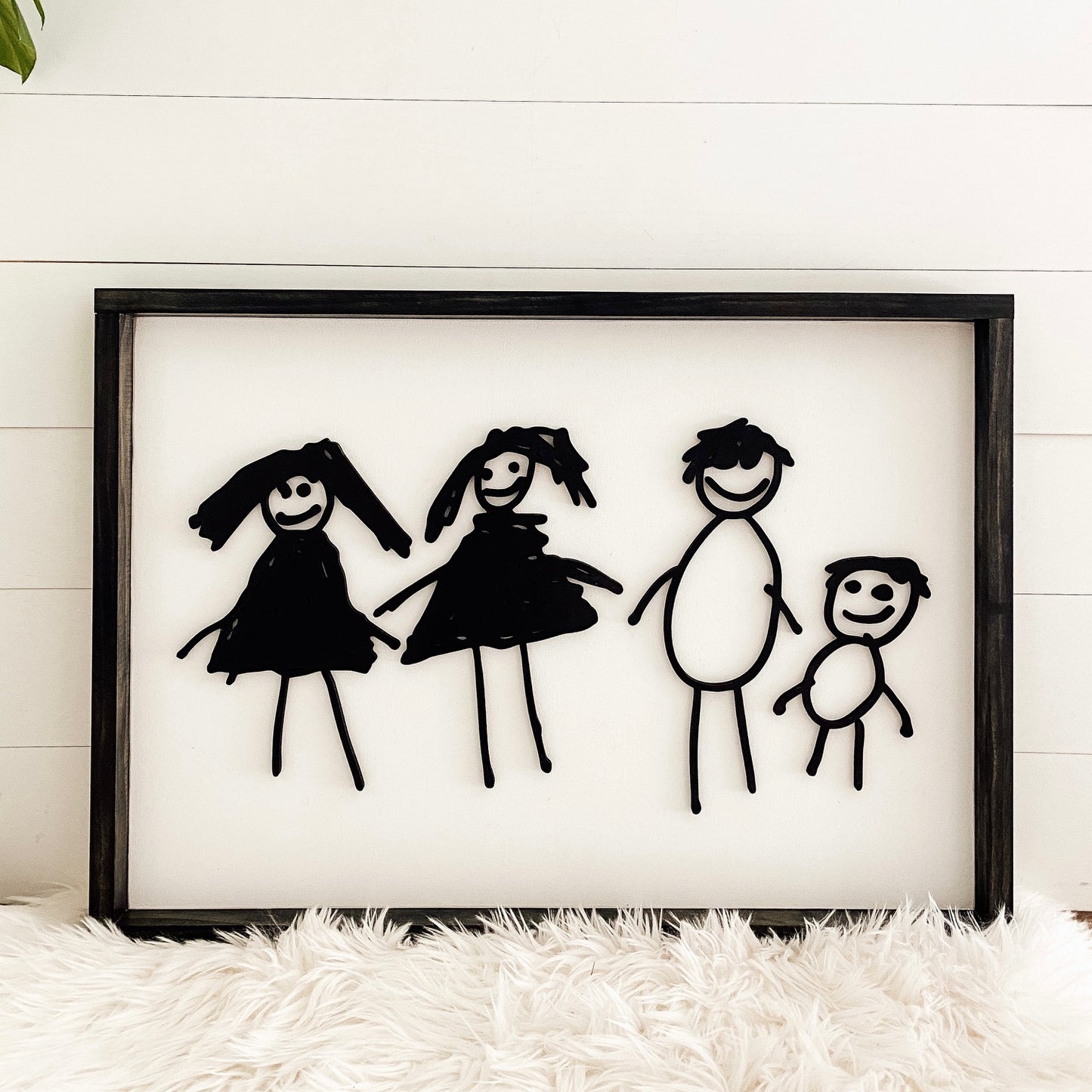 Large Kid's Art - Black & White