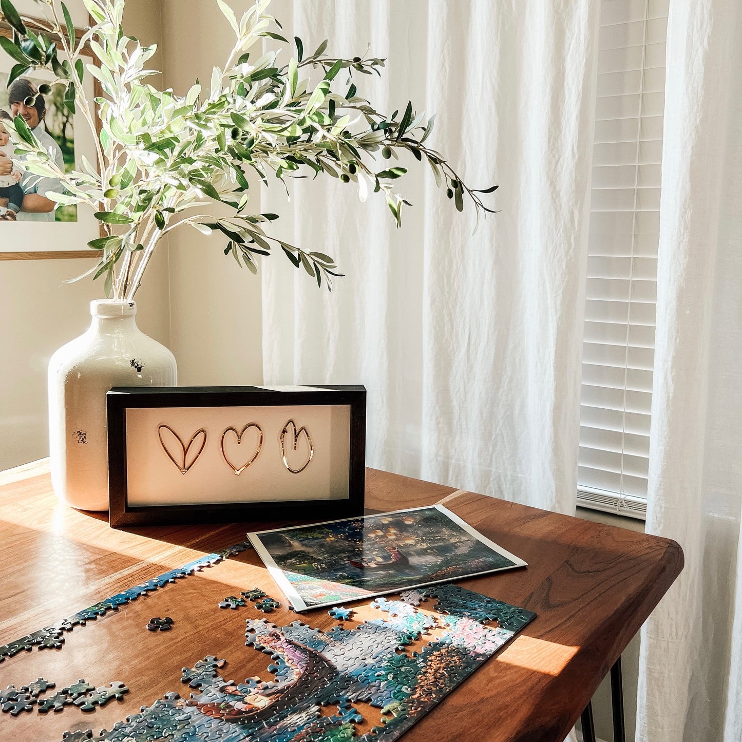 GOLD Handwriting Hearts Sign