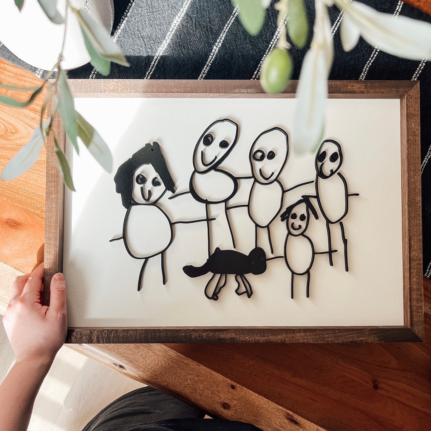 Medium Kid's Art - Black & White