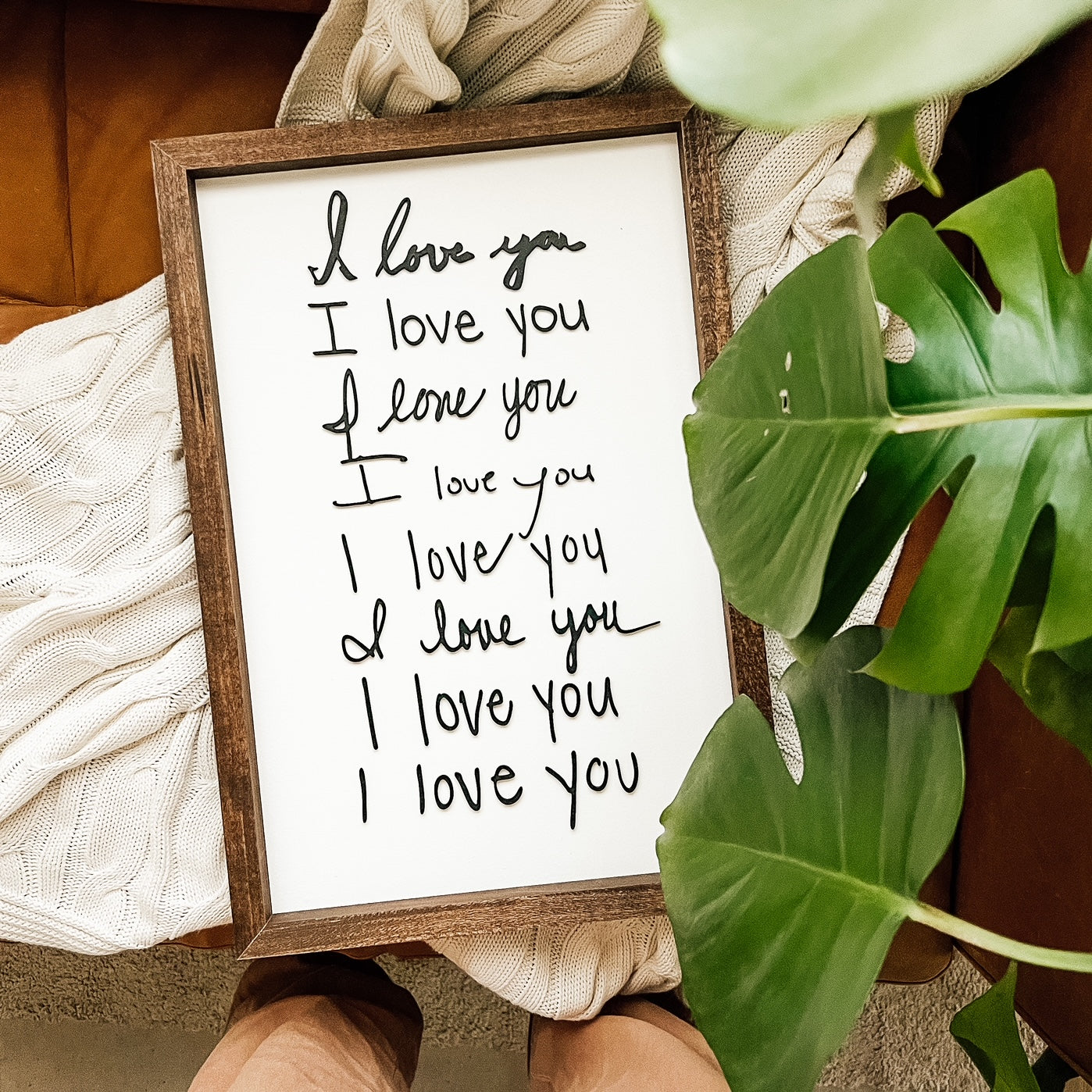 Multiple "I love you" sign!