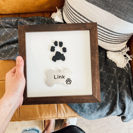 3D Pet Paw Print